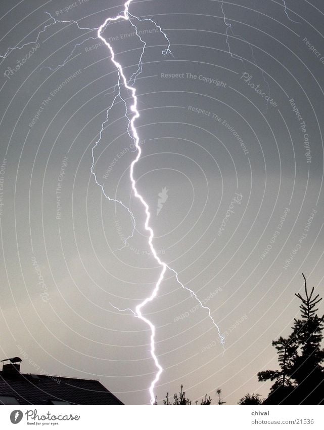 Gewitter Blitze Nacht