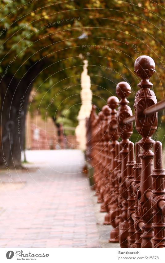 Schlossnähe Sightseeing Städtereise Brückengeländer Renaissance Baum Geländer alt historisch braun Nostalgie Sicherheit Ferien & Urlaub & Reisen Vergangenheit