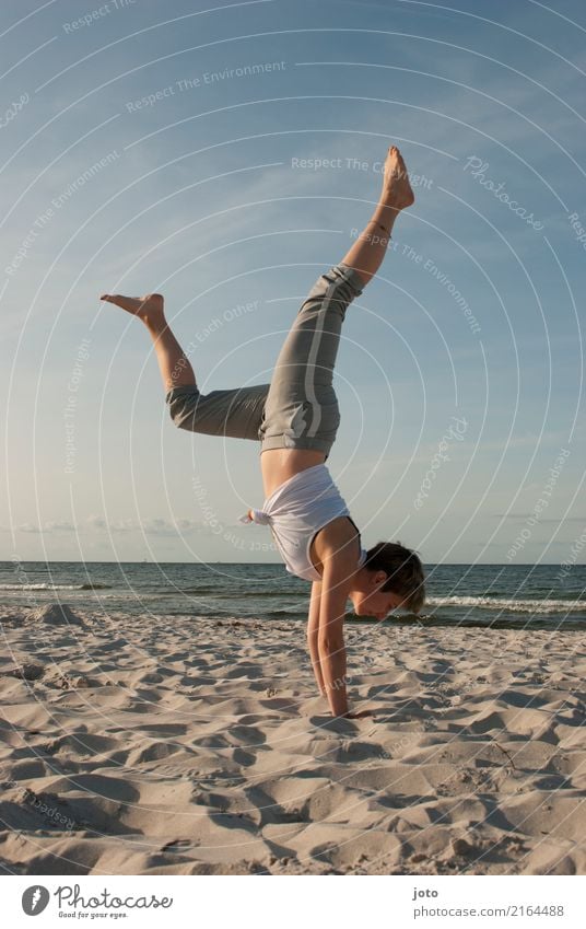 frühsport :) Glück Gesundheit harmonisch Wohlgefühl Zufriedenheit Ferien & Urlaub & Reisen Ausflug Abenteuer Freiheit Sommer Sommerurlaub Strand Meer Sport Yoga