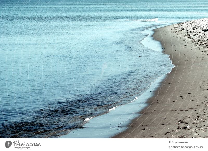 Gischt schlägt ins Gesicht Sommer Herbst Wellen Küste Strand Bucht Fjord Riff Nordsee Ostsee Meer Lebensfreude Idylle Einsamkeit Ferien & Urlaub & Reisen Wasser