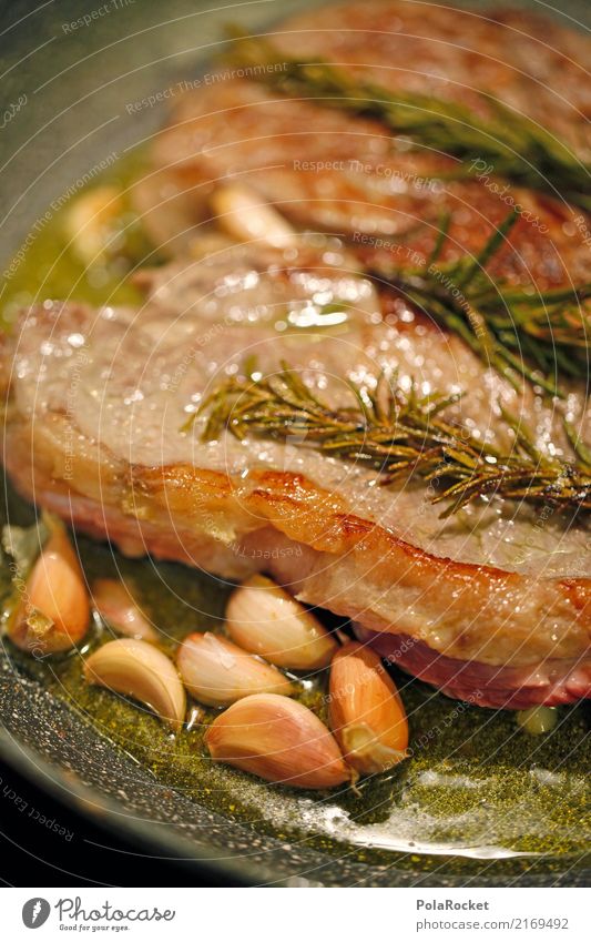 #A# nachher Lebensmittel Ernährung ästhetisch Fleisch Fleischgerichte Fleischfresser Fleischesser Fleischskandal braten Knoblauch lecker Essen genießen Farbfoto