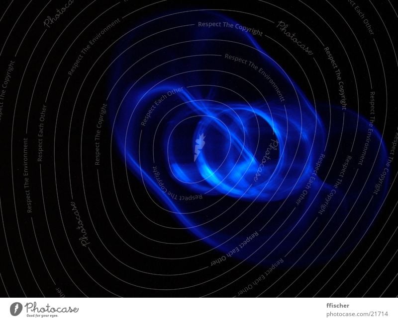 BlueWave Wellen Licht dunkel schwarz Elektrisches Gerät Technik & Technologie blau Kreis Lampe Modding