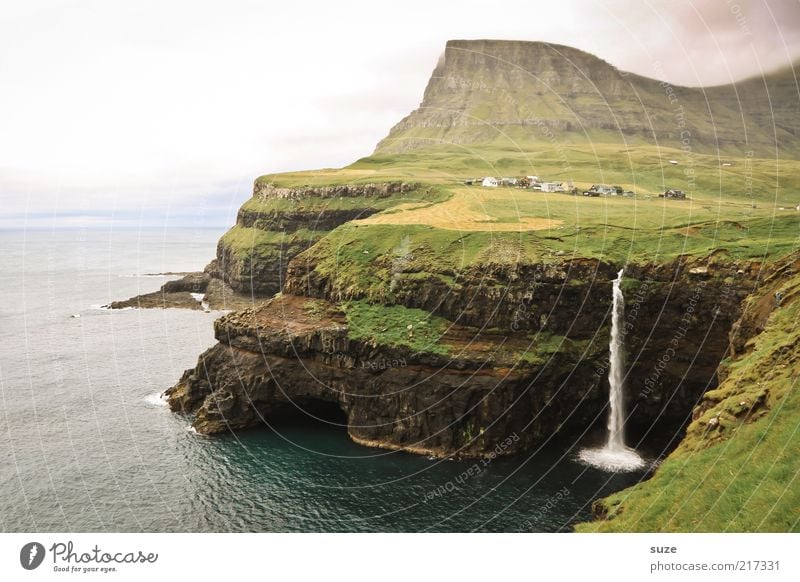 Das andere Ende der Welt Ferien & Urlaub & Reisen Umwelt Natur Landschaft Urelemente Erde Himmel Klima Wetter Nebel Wiese Hügel Berge u. Gebirge Küste Bucht