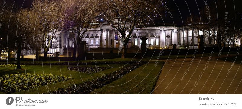 Liverpool Museum England Großbritannien Panorama (Aussicht) Nacht Langzeitbelichtung Architektur groß Panorama (Bildformat)