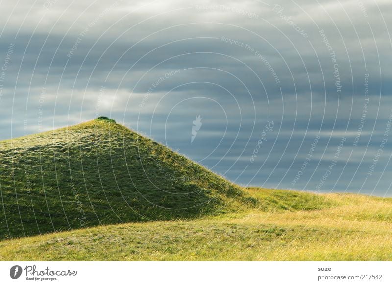 *900* Phantasie Umwelt Natur Landschaft Urelemente Erde Luft Himmel Wolken Wetter Schönes Wetter Gras Wiese Hügel ästhetisch außergewöhnlich schön blau grün