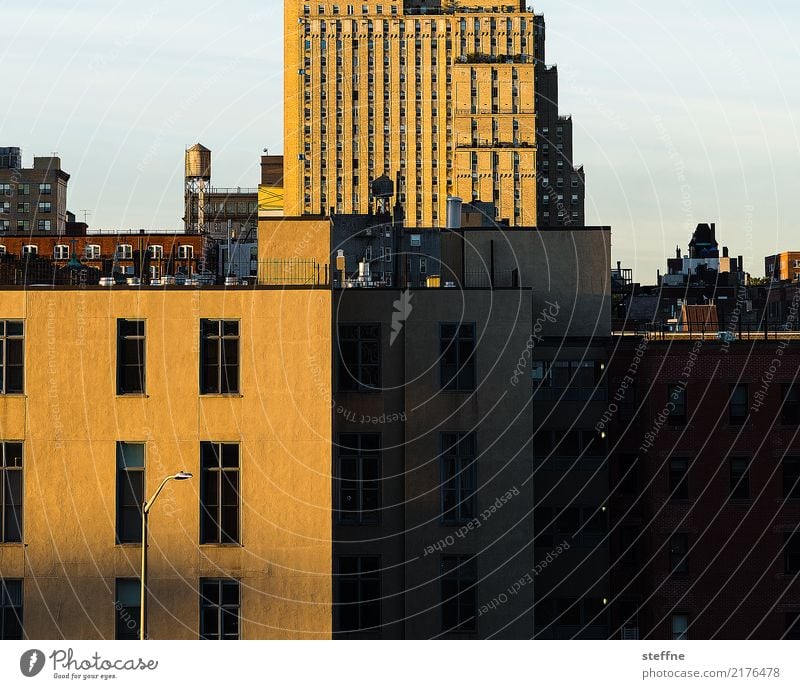 NYC13 New York City Skyline USA Hochhaus Stadt Manhattan Brooklyn Sonnenaufgang