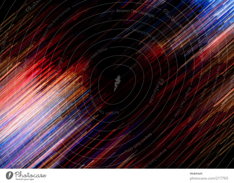 Grafikkarte Lichterscheinung Lichtstrahl Kunst Gemälde Linie Streifen modern Stimmung Design Energie Surrealismus Symmetrie Dynamik graphisch