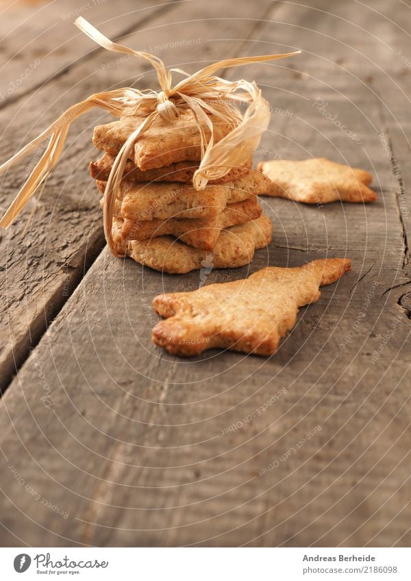 Plätzchen Teigwaren Backwaren Kuchen Süßwaren Bioprodukte Winter Feste & Feiern Weihnachten & Advent lecker süß braun gold cookies decoration food homemade