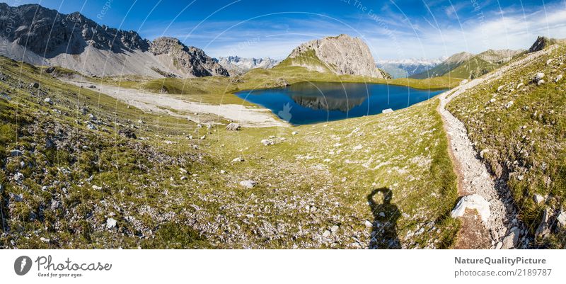 hiking trail in lech - austria - kogelsee Design Freude sportlich Fitness Sinnesorgane Erholung ruhig Meditation Kur Freizeit & Hobby Ferien & Urlaub & Reisen