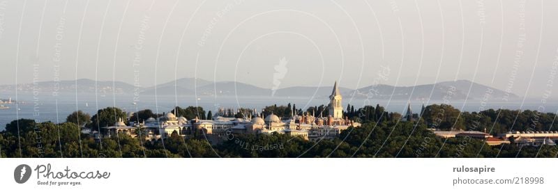 Istanbul View #1 Ferien & Urlaub & Reisen Tourismus Ferne Sightseeing Städtereise Landschaft Luft Wasser Schönes Wetter Hügel Berge u. Gebirge Meer Marmarameer