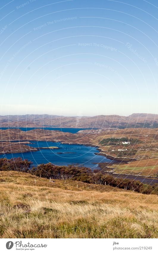 Highlandcoast Ferien & Urlaub & Reisen Ausflug Ferne Freiheit Meer Natur Landschaft Wasser Himmel Herbst Küste Bucht Nordsee Schottland Europa schön blau