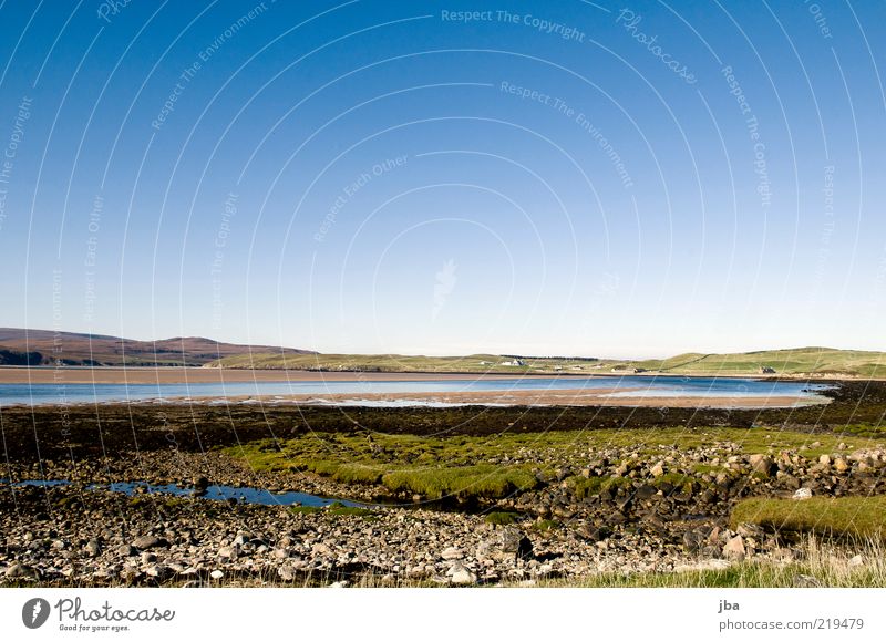 ruhe Ferien & Urlaub & Reisen Ausflug Ferne Freiheit Meer Natur Landschaft Luft Wasser Himmel Wolkenloser Himmel Herbst Schönes Wetter Küste Bucht Durness