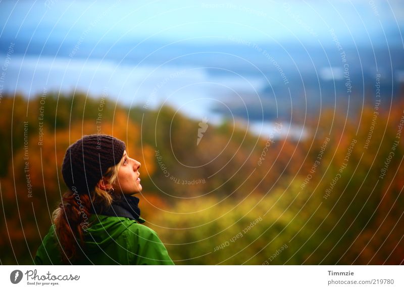 Indian summer melancholy harmonisch Erholung ruhig Ferien & Urlaub & Reisen Ausflug Ferne Freiheit Berge u. Gebirge wandern Indian Summer Mensch feminin