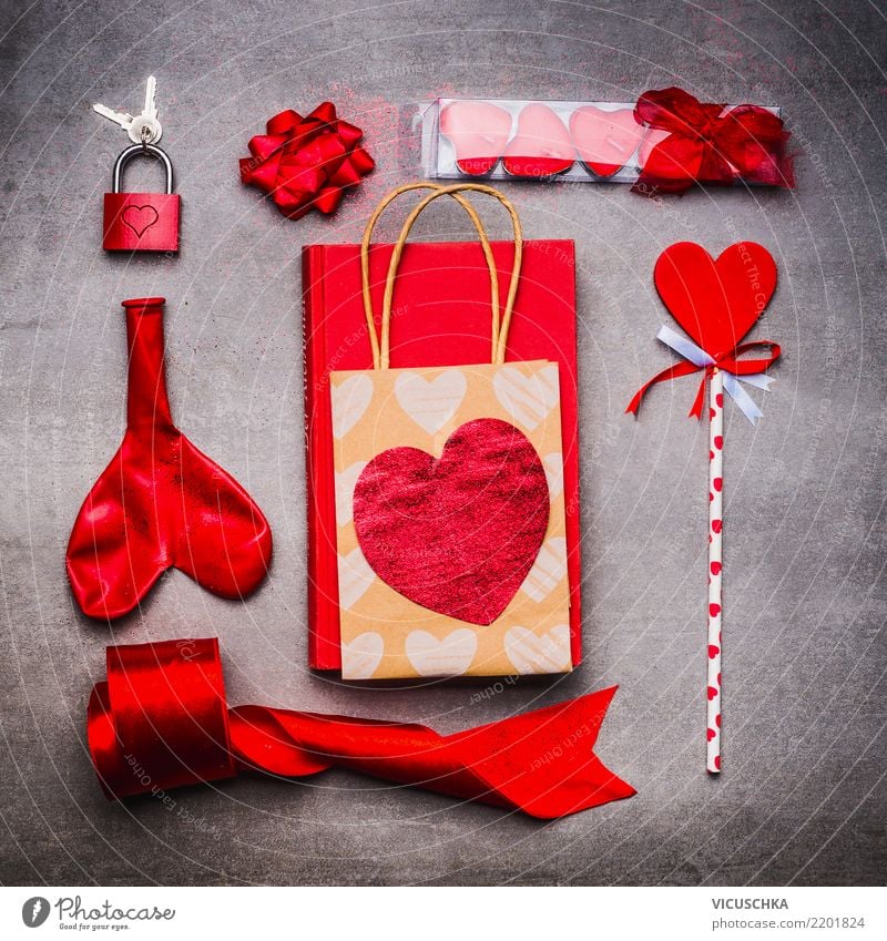 Valentinstag Dekoration Süßwaren kaufen Stil Design Party Feste & Feiern Dekoration & Verzierung Zeichen Ornament Liebe Gefühle Symbole & Metaphern Herz rot