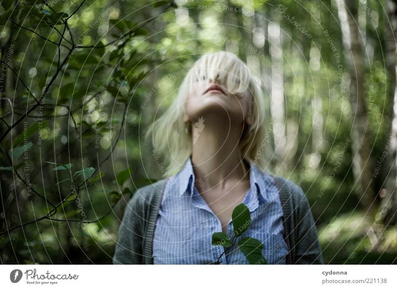 Strecken Lifestyle elegant Stil schön Haare & Frisuren Leben Wohlgefühl Zufriedenheit ruhig Mensch Junge Frau Jugendliche Hals 18-30 Jahre Erwachsene Umwelt