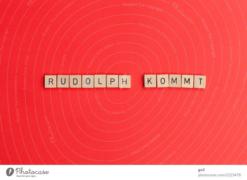 Rudolph kommt Spielen Brettspiel Weihnachten & Advent Schriftzeichen rot Lebensfreude Vorfreude Zusammensein Neugier Erwartung Idee Inspiration Kreativität