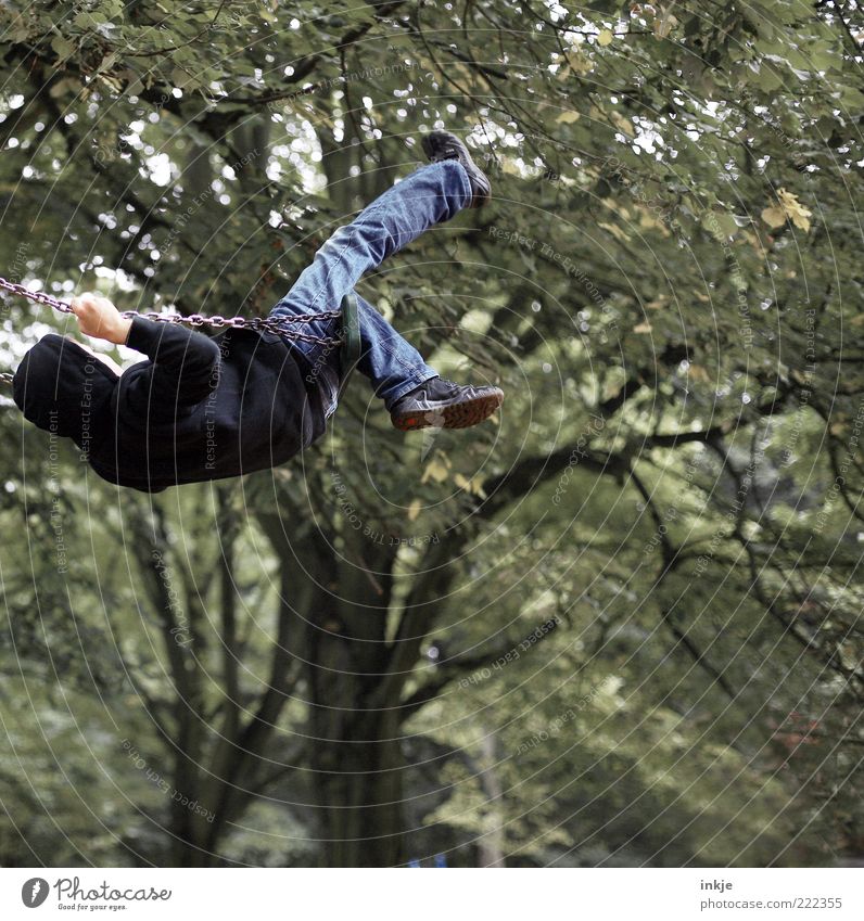 der richtige Schwung Freude Freizeit & Hobby Spielen Kinderspiel Spielplatz Kindheit Leben Bewegung schaukeln Lebensfreude Begeisterung Optimismus Kraft