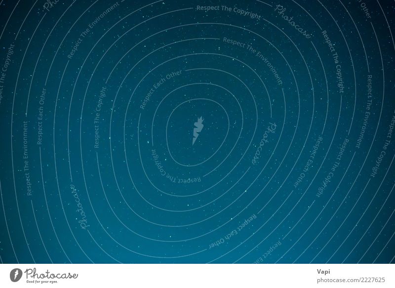 Nachthimmel mit vielen Sternen Tapete Natur Landschaft Himmel nur Himmel Wolkenloser Himmel dunkel hell blau schwarz türkis weiß Farbe Idylle rein Raum