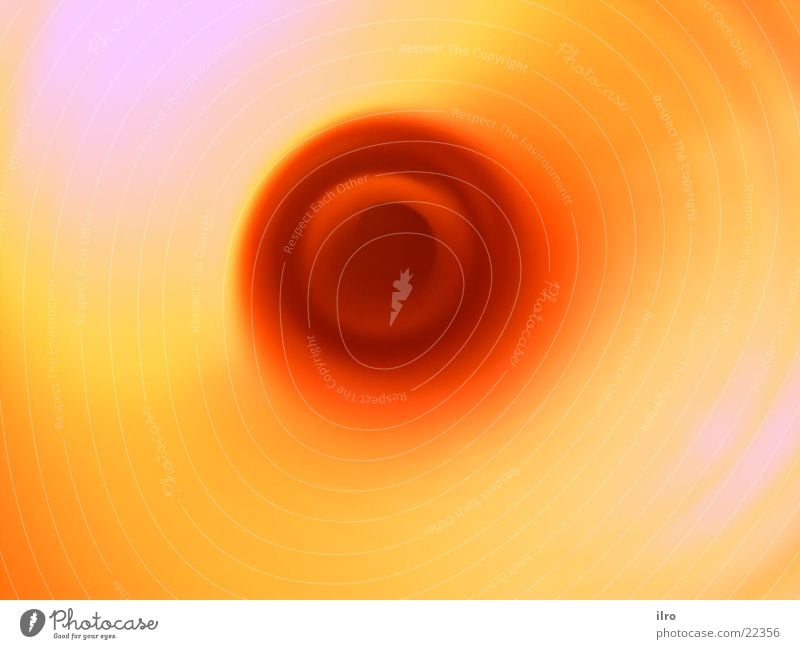 das Loch wohin obskur orange Eisenrohr Detailaufnahme Nahaufnahme Unschärfe