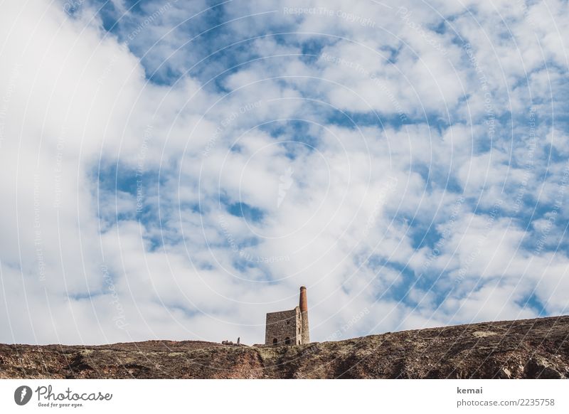 Where the copper, the clay, the arsnic and tin Ferien & Urlaub & Reisen Tourismus Ausflug Abenteuer Freiheit Sightseeing 1 Mensch Umwelt Natur Landschaft Himmel