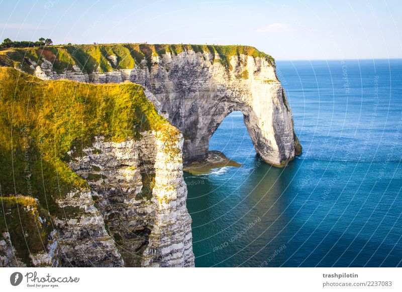 Etretat Aida Canon 60d Metropolen1 Nordsee Étretat Frankreich Normandie Landschaft Kreidefelsen Meer Herbst Natur