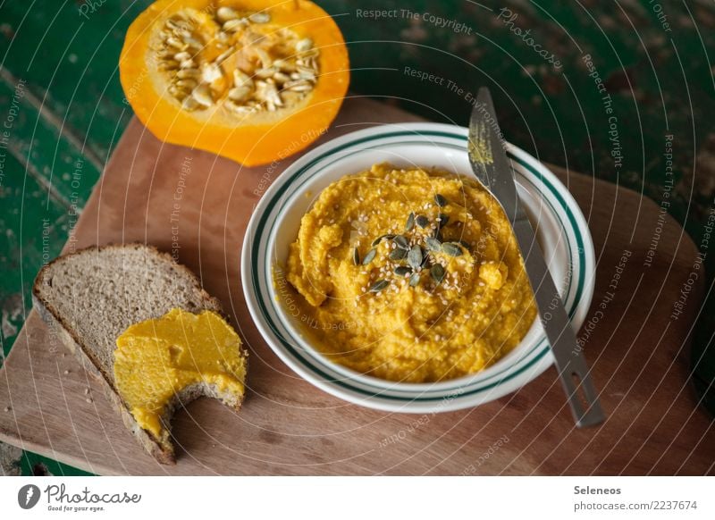 orange aufs Brot Lebensmittel Gemüse Kürbis Ernährung Essen Abendessen Büffet Brunch Bioprodukte Vegetarische Ernährung Diät Fasten Vegane Ernährung frisch