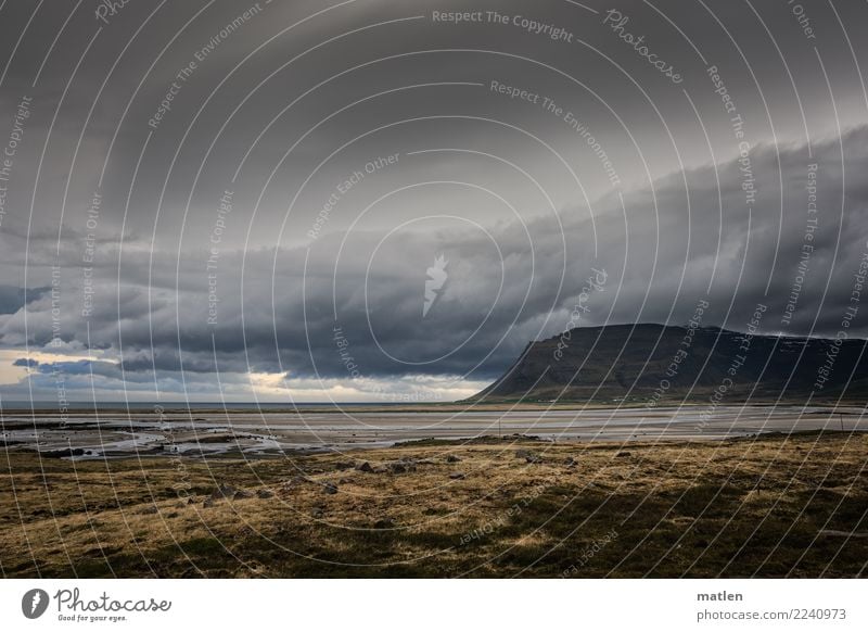 Der liebliche Süden Natur Landschaft Pflanze Luft Himmel Wolken Horizont Frühling Schönes Wetter schlechtes Wetter Wind Gras Moos Felsen Berge u. Gebirge Küste