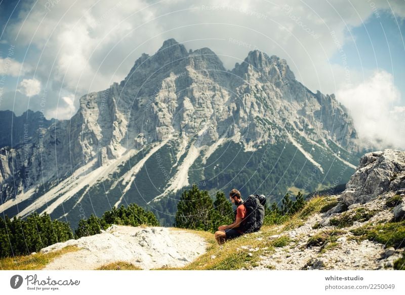 Chillen mit Dolomit Gesundheit sportlich Fitness Wellness Leben harmonisch Wohlgefühl Zufriedenheit Sinnesorgane Erholung ruhig Meditation