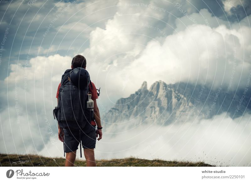 Auf nach Mordor! sportlich Fitness Ferien & Urlaub & Reisen Tourismus Abenteuer Sommer Berge u. Gebirge wandern Sport-Training maskulin Mann Erwachsene 1 Mensch