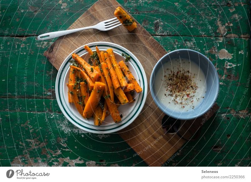 gesunder Snack Lebensmittel Joghurt Milcherzeugnisse Gemüse Kräuter & Gewürze Möhre Petersilie Ernährung Essen Picknick Bioprodukte Vegetarische Ernährung Diät