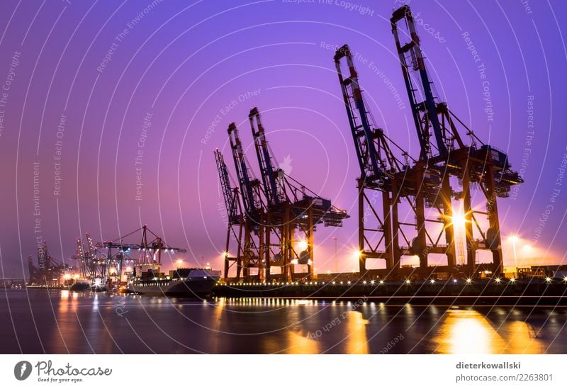 Hafen Umwelt Klimawandel Verkehr Verkehrswege Schifffahrt Containerschiff Güterverkehr & Logistik Hamburg Hamburger Hafen Handel Containerterminal