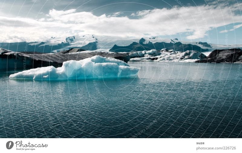 Langer Atem Ferien & Urlaub & Reisen Expedition Berge u. Gebirge Umwelt Natur Landschaft Urelemente Wasser Wolken Klima Klimawandel Eis Frost Gletscher See