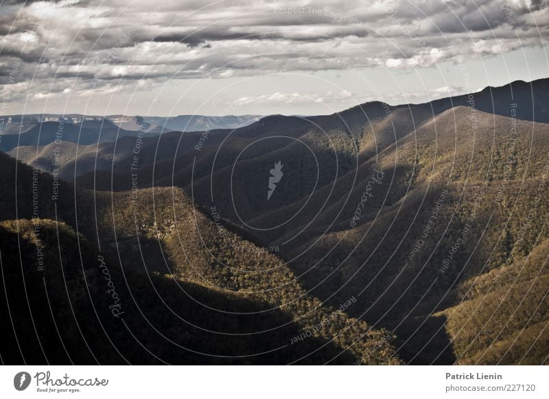 Blue Mountains Umwelt Natur Landschaft Pflanze Urelemente Luft Klima Wetter Wind Wald Urwald Hügel Felsen Berge u. Gebirge Gipfel Schlucht Blue mountains schön