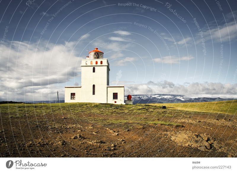 Tagesschau Umwelt Natur Landschaft Urelemente Erde Himmel Wolken Horizont Sommer Klima Wetter Schönes Wetter Wiese Hügel Leuchtturm fantastisch schön Fernweh