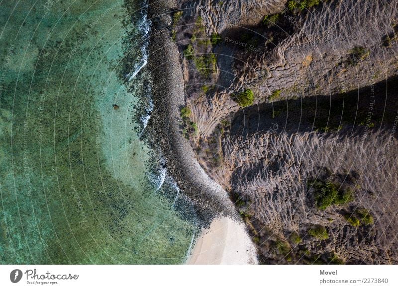 Lombok Ferien & Urlaub & Reisen Abenteuer Strand Berge u. Gebirge Erde Luft Wasser Klimawandel Schlucht Wellen Küste Insel Schwimmen & Baden fliegen wandern