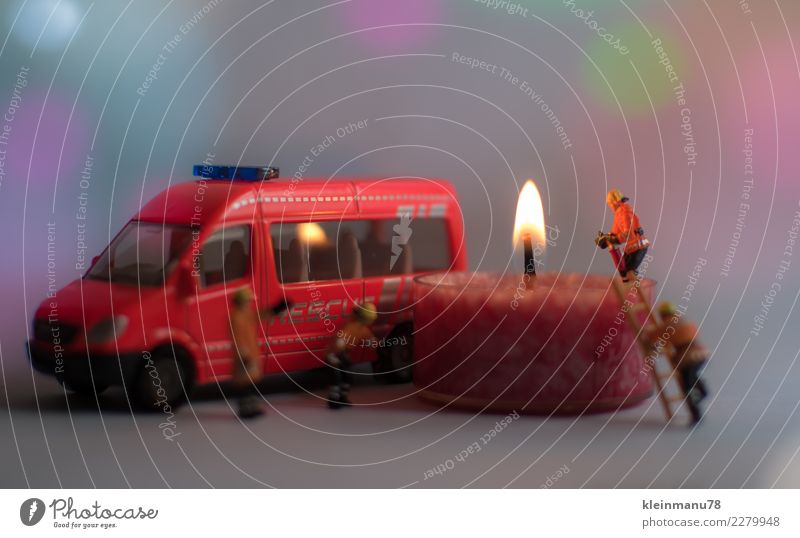 1. Advent Modellbau Feste & Feiern Weihnachten & Advent Arbeit & Erwerbstätigkeit Beruf Arbeitsplatz Gesundheitswesen Leiter Mensch maskulin Erwachsene 4 Feuer