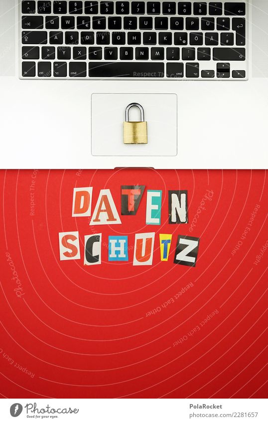 #AS# sicher ist sicher Arbeitsplatz Büro Vertrauen Daten Informationstechnologie Datenschutz Notebook Buchstaben Schloss Sicherheit Überwachung