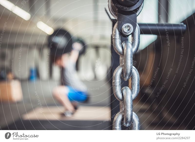 Workout des Tages WOD mit verschiedenen Übungen. Lifestyle Glück Körper Erholung Freizeit & Hobby Sport Leichtathletik Arbeit & Erwerbstätigkeit Frau Erwachsene