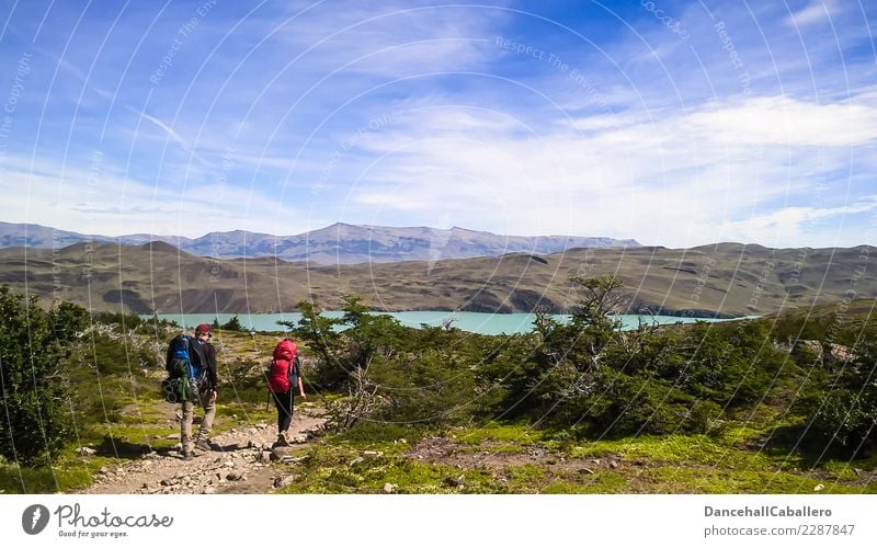 Patagonian Feelings... Freizeit & Hobby Ferien & Urlaub & Reisen Tourismus Ausflug Abenteuer Freiheit Sommer Sommerurlaub wandern Frau Erwachsene Mann Paar 2