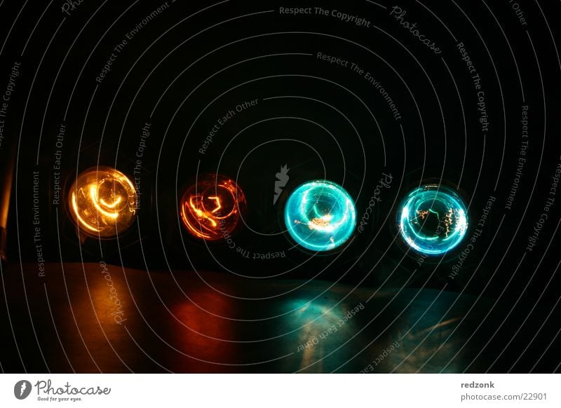 Spot off Licht Nebel Party Disco Bühnenbeleuchtung Lampe Reflexion & Spiegelung Stil glühen Glühdraht Freizeit & Hobby Scheinwerfer Rauch orange blau alt