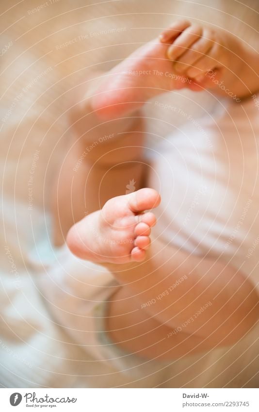 So winzig elegant Körper Gesundheit Gesundheitswesen Behandlung Leben Wohlgefühl Zufriedenheit Sinnesorgane Mensch Kind Baby Kleinkind Mädchen Junge Kindheit