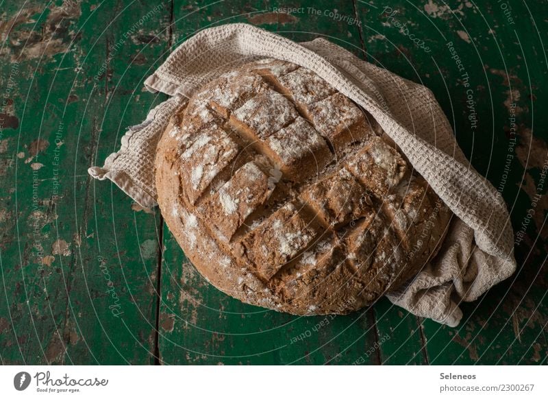 Brotzeit Lebensmittel Teigwaren Backwaren Ernährung Essen Frühstück Abendessen frisch Gesundheit lecker backen Farbfoto Innenaufnahme