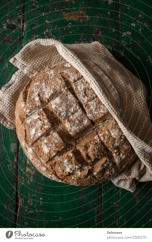 Landbrot Lebensmittel Teigwaren Backwaren Brot Ernährung Essen Frühstück Mittagessen Abendessen Bioprodukte Vegetarische Ernährung frisch Gesundheit lecker