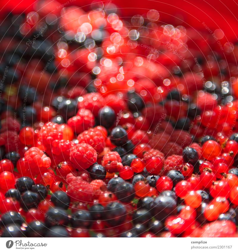 Waldbeeren Lebensmittel Frucht Kuchen Dessert Marmelade Ernährung Bioprodukte Vegetarische Ernährung Gesundheit Gesunde Ernährung frisch saftig Himbeeren