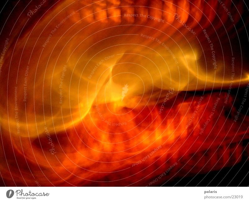 feuer? rot gelb Streifen Fototechnik orange Brand brennen