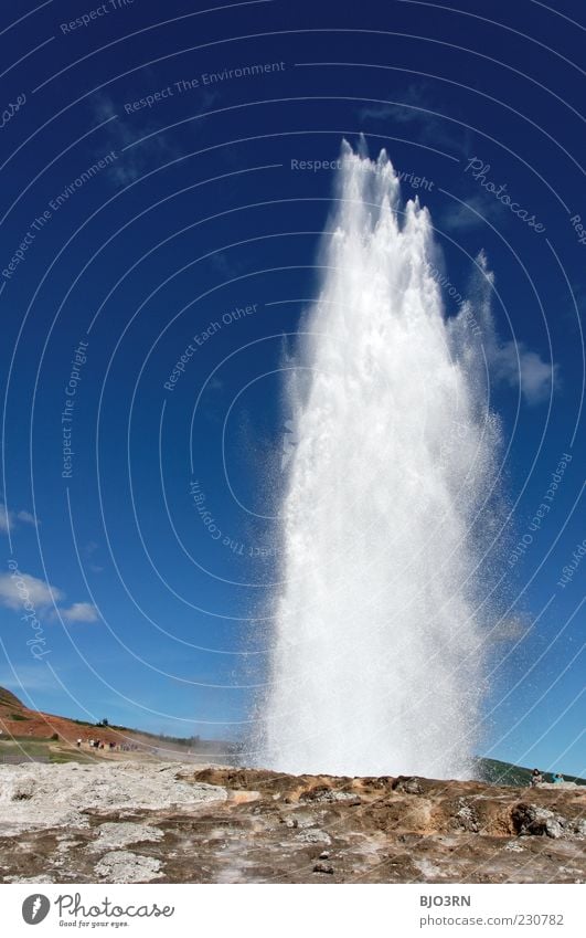 bangboombang | Iceland Erholung Umwelt Natur Landschaft Urelemente Wasser Himmel Klima Schönes Wetter Hügel Felsen einzigartig Kraft Geysir Island spritzen