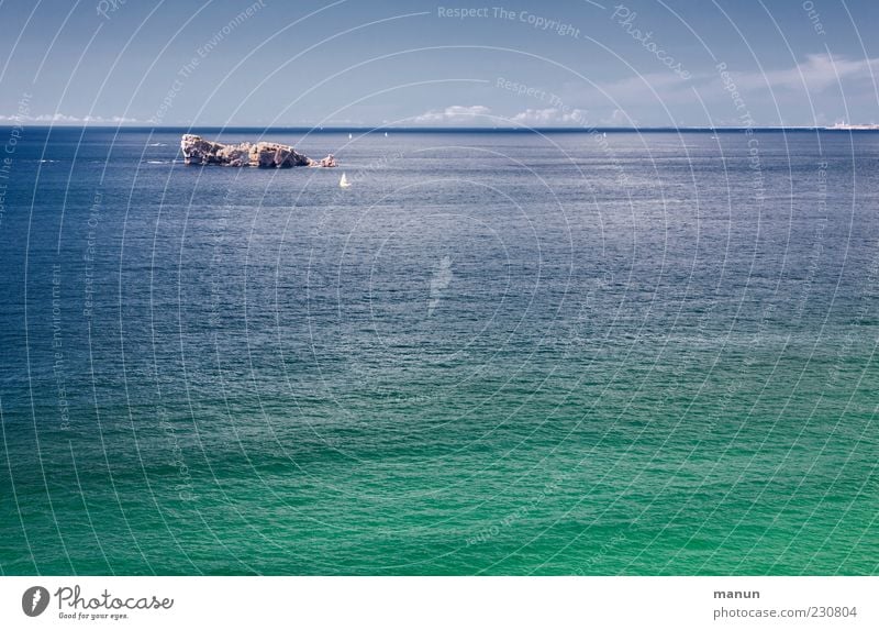 Weitblick Ferien & Urlaub & Reisen Ferne Freiheit Sommerurlaub Natur Landschaft Wasser Himmel Schönes Wetter Küste Riff Meer Insel Bretagne Erholung authentisch