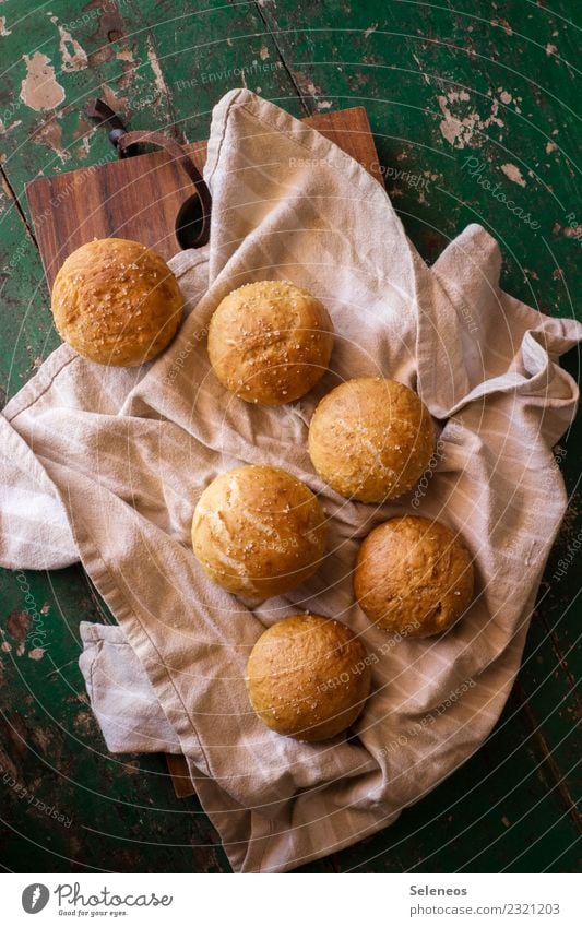 Laugenbrötchen Lebensmittel Teigwaren Backwaren Brot Brötchen Kräuter & Gewürze Salz Laugengebäck Ernährung Essen Frühstück Abendessen frisch lecker backen