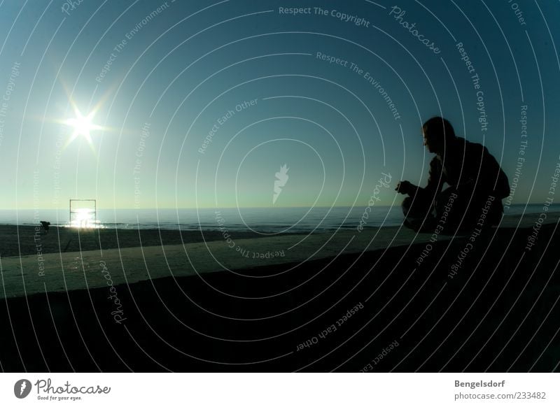 Sonnentor harmonisch Wohlgefühl Zufriedenheit Erholung ruhig Meditation Ferien & Urlaub & Reisen Tourismus Ausflug Ferne Freiheit Sommerurlaub Meer 1 Mensch