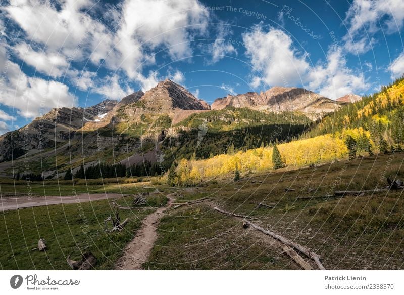 Maroon-Snowmass Wilderness in Colorado Ferien & Urlaub & Reisen Tourismus Ausflug Abenteuer Ferne Freiheit Expedition Camping wandern Umwelt Natur Landschaft